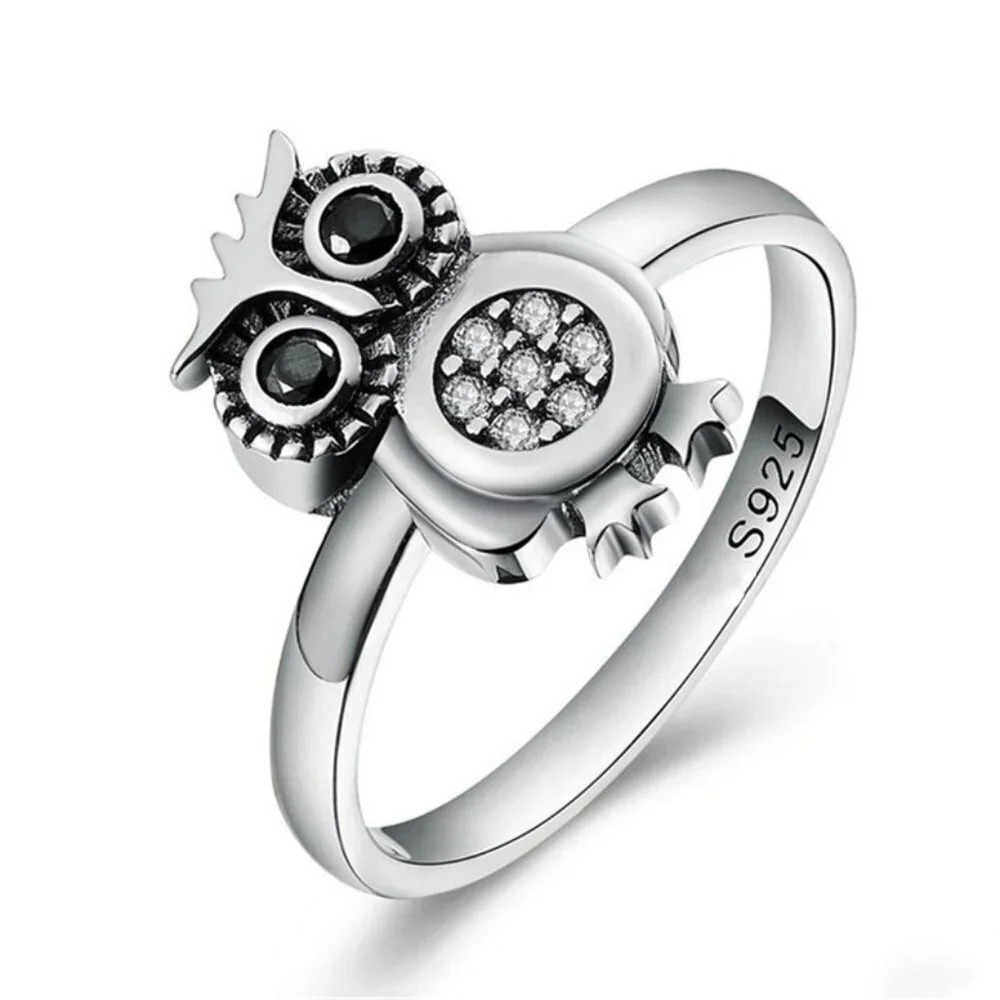 925 Silver Plated 3a Cz Cute Ring For Men Women Fb16fa1042